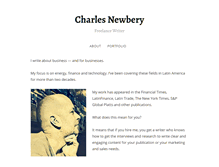 Tablet Screenshot of charlesnewbery.com